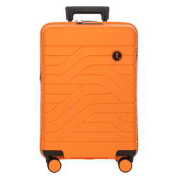 Image showing the Ulisse Expandable Carry-on Suitcase, H55cm x L37 x W23cm, Orange product.
