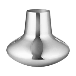 Image showing the Henning Koppel Large vase, H22.2 x D27cm, Silver product.