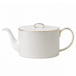 Image showing the Gio Gold Teapot, 1L, Gold/White product.