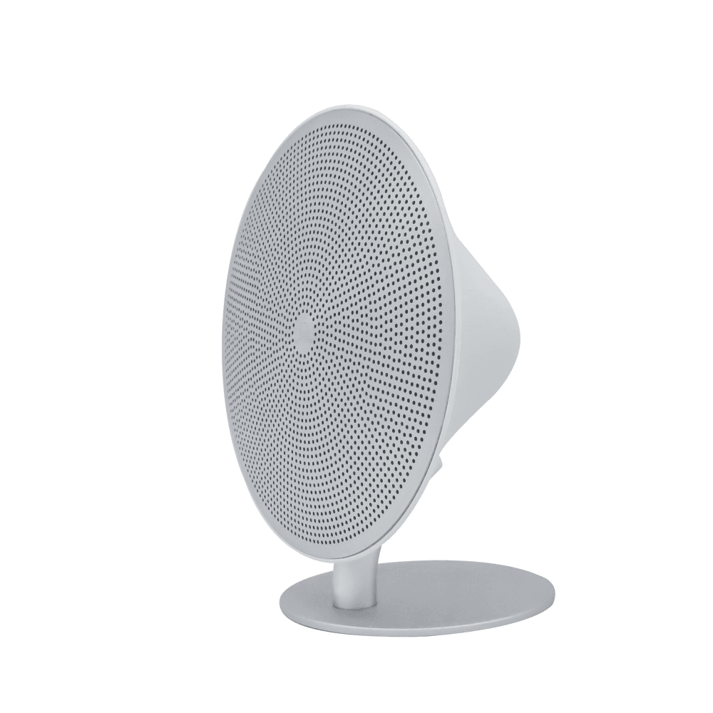 Mini Halo One Bluetooth speaker, H16 x L14 x D6cm, Matt White
