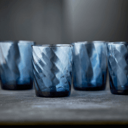 Image showing the Vienna Set of 4 Tumblers, 300ml, Blue product.