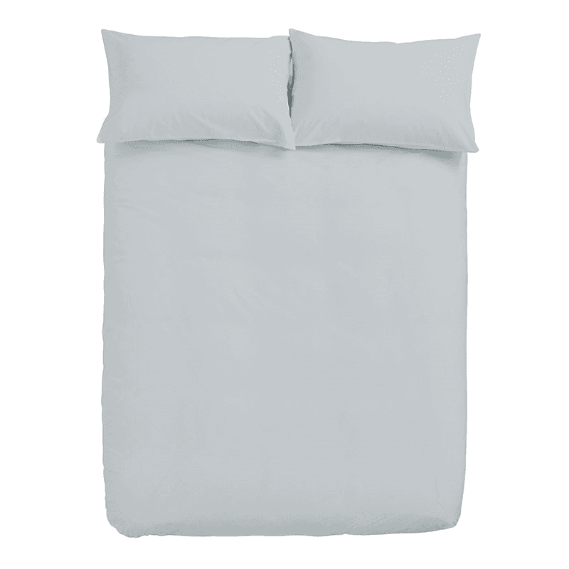 200TC Cooling Tencel Super King Duvet Set, Silver Grey