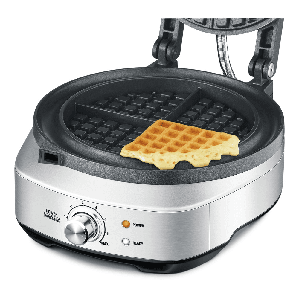 The No Mess Waffle Waffle maker, Stainless Steel
