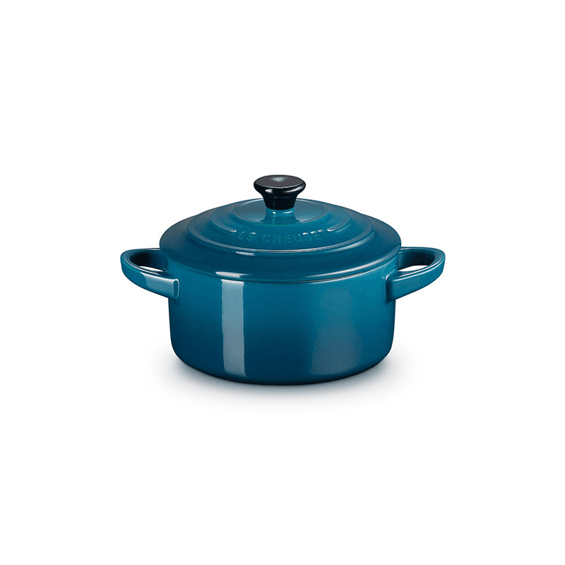 Stoneware Petite round Casserole, 0.25L, Deep Teal