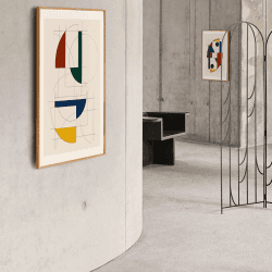 Image showing the Constructions 01 FSC Print, 50 x 70cm product.