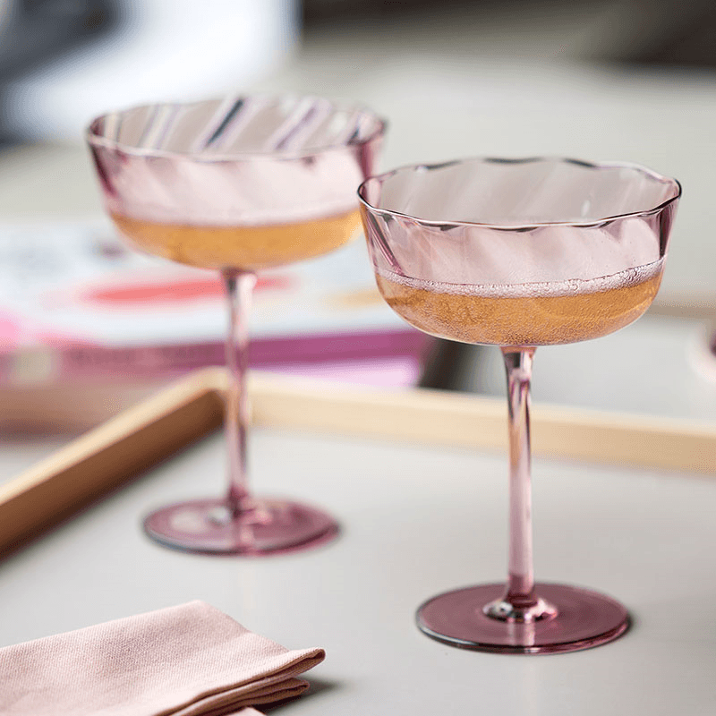 Vienna Set of 4 Champagne Bowls, 300ml, Purple