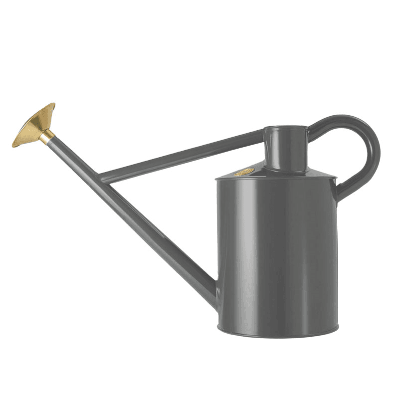 Bearwood Brook Watering Can, 2 Gallons, Graphite