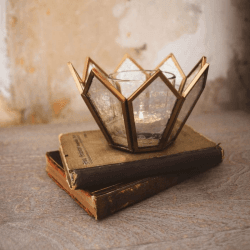 Image showing the Dufrene Lotus Tea Light Holder product.