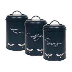Image showing the Bees Set of 3 storage tins product.