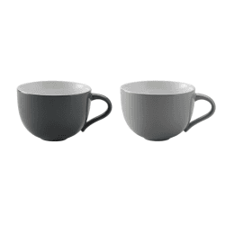 Image showing the Emma by HolmbäckNordentoft Pair of cups, Grey product.