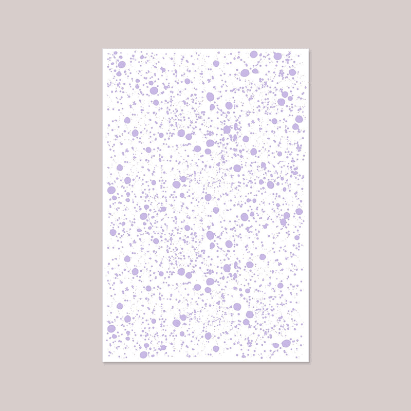 Splatter Tablecloth, W165 x L270cm, Lilac