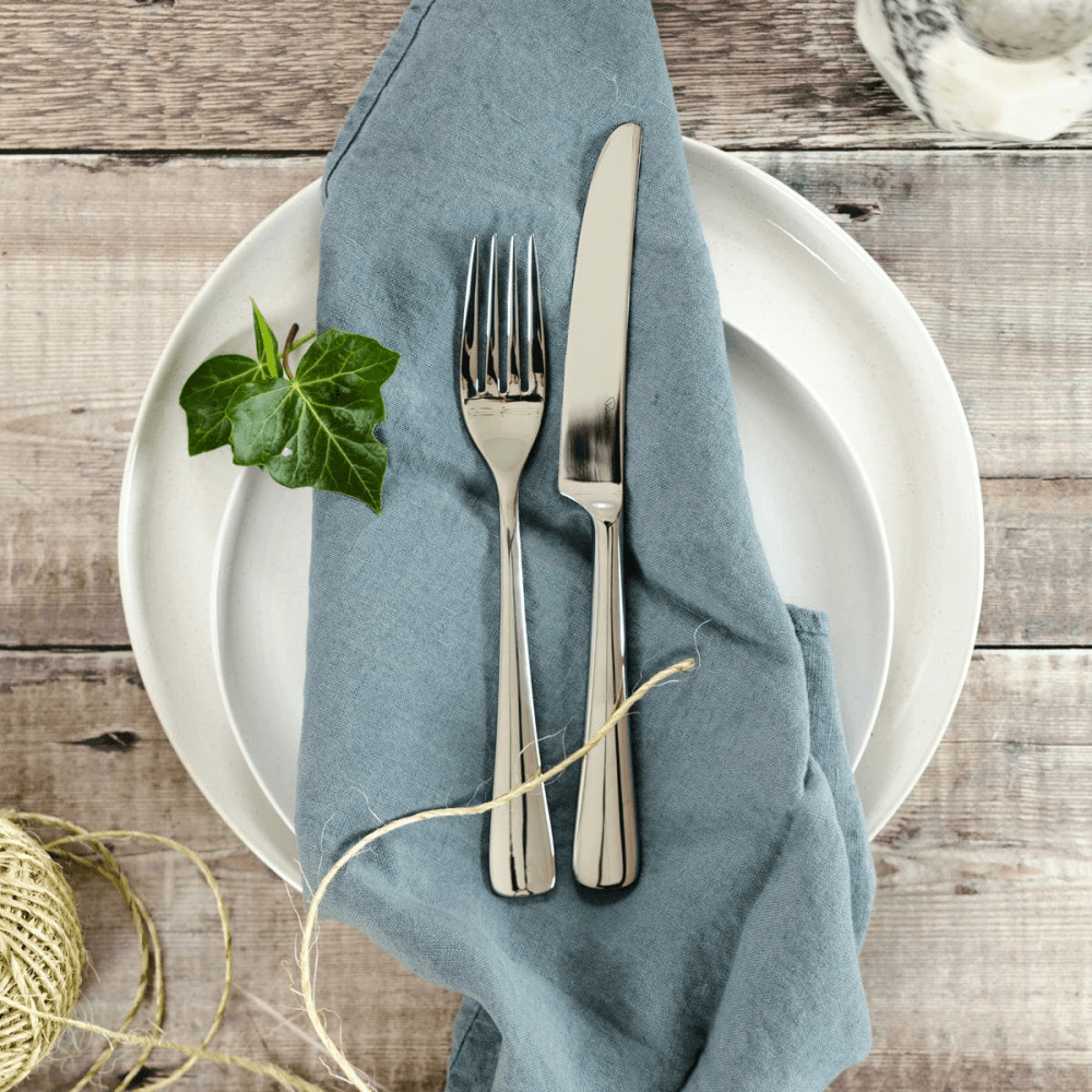 Malvern Bright 24 piece cutlery set, Stainless Steel