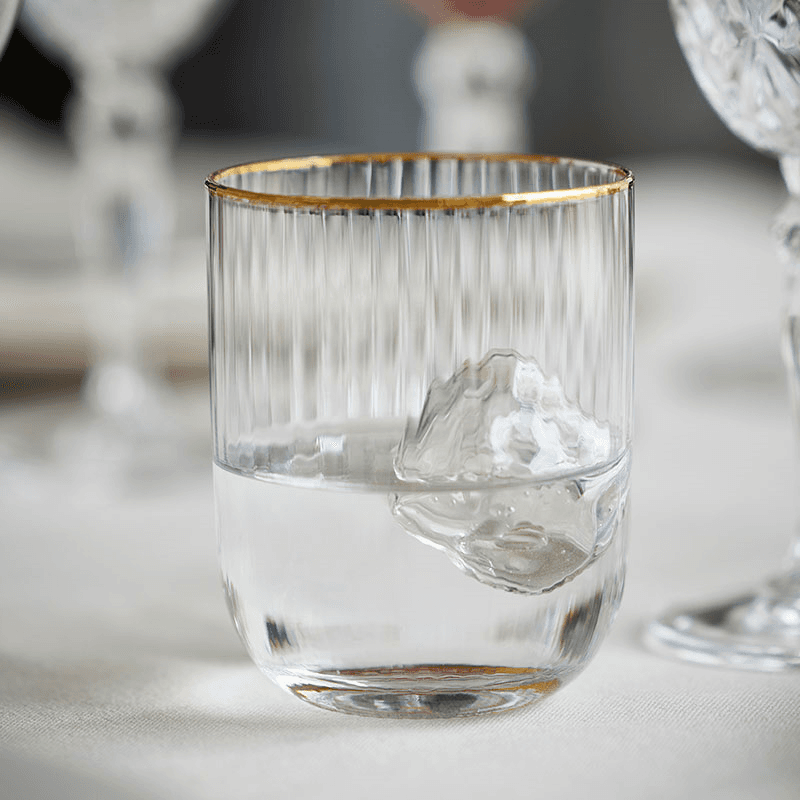 Palermo Set of 4 Tumblers, 350ml, Gold
