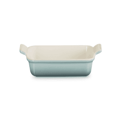 Image showing the Stoneware Heritage Rectangular Dish, 19cm, Sea Salt product.