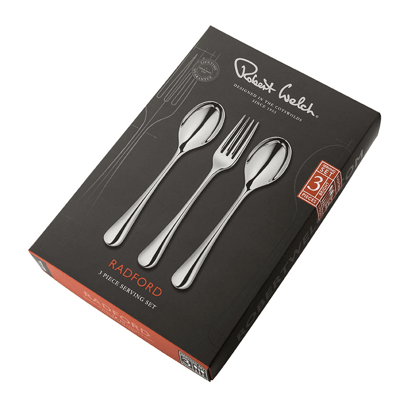 Radford 3 Piece Serving Set, Stainless Steel