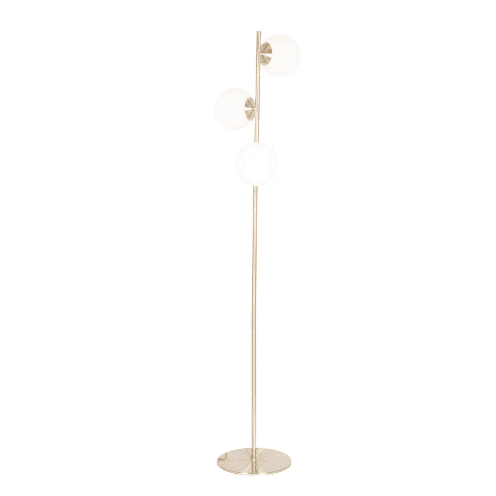 Monroe Floor Lamp, Gold, Gold