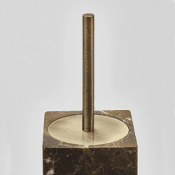 Image showing the Hammam Toilet Brush Holder, Brown product.