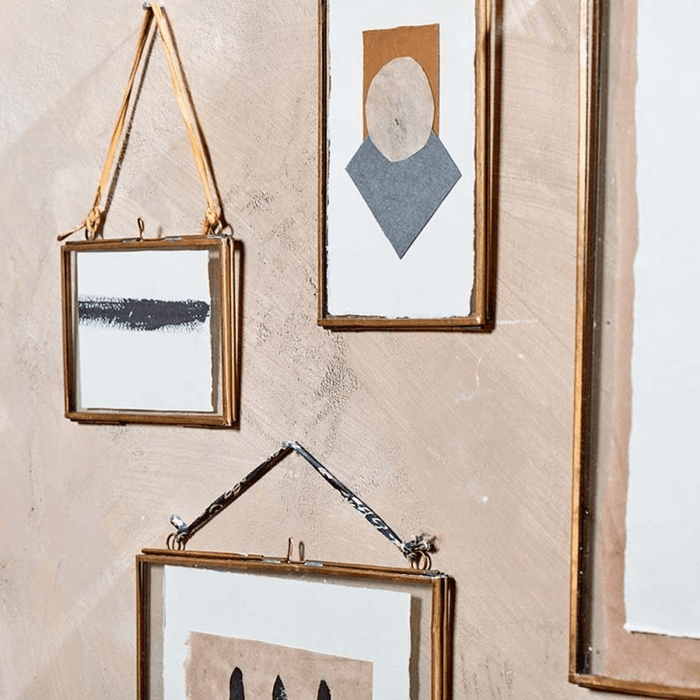Kiko Portrait Frame, 8 x 10", Antique Brass