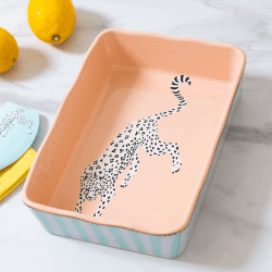 Image showing the Cheetah, Small Rectangular Roaster, 26cm product.
