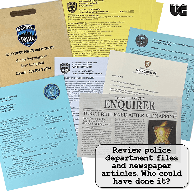 Murder Mystery Party Case Files: Murder Noir