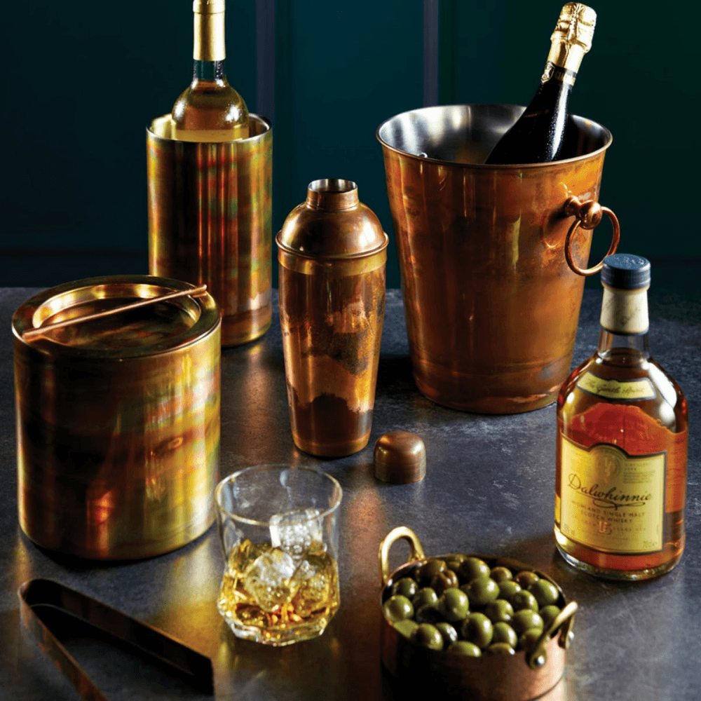 Luxury Cocktail Shaker, 700ml, Iridescent Copper