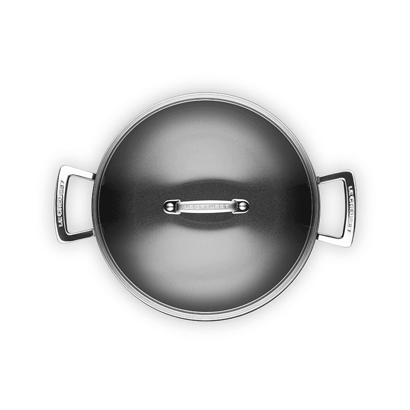 Toughened Non-Stick Shallow casserole with glass lid, 26cm - 3 litre