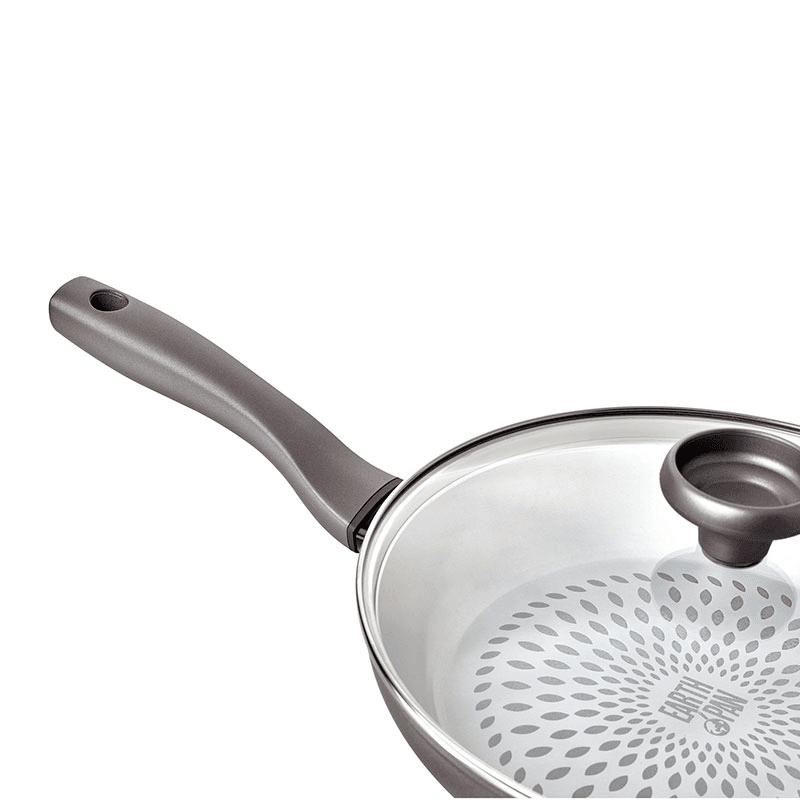 Frying Pan  Covered, 28cm, Grey