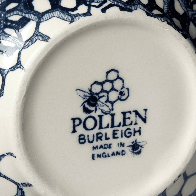 Ink Blue Pollen Plate, D19cm