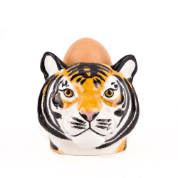 Image showing the Tiger Egg Cup, H7.5cm, Orange product.