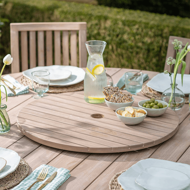 Porthallow Lazy Susan, D65cm, Natural
