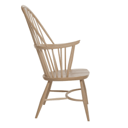 Image showing the Originals Chairmakers Chair, L.Ercolani by Ercol, H111 x W60 x D63cm, Natural product.
