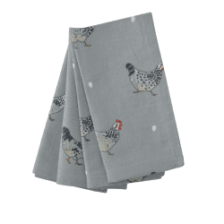 Image showing the Chicken Set of 4 napkins, 40 x 30cm, Fabric product.