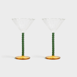 Image showing the Perle set of 2 Coupes, 17 x 10 cm, multi product.