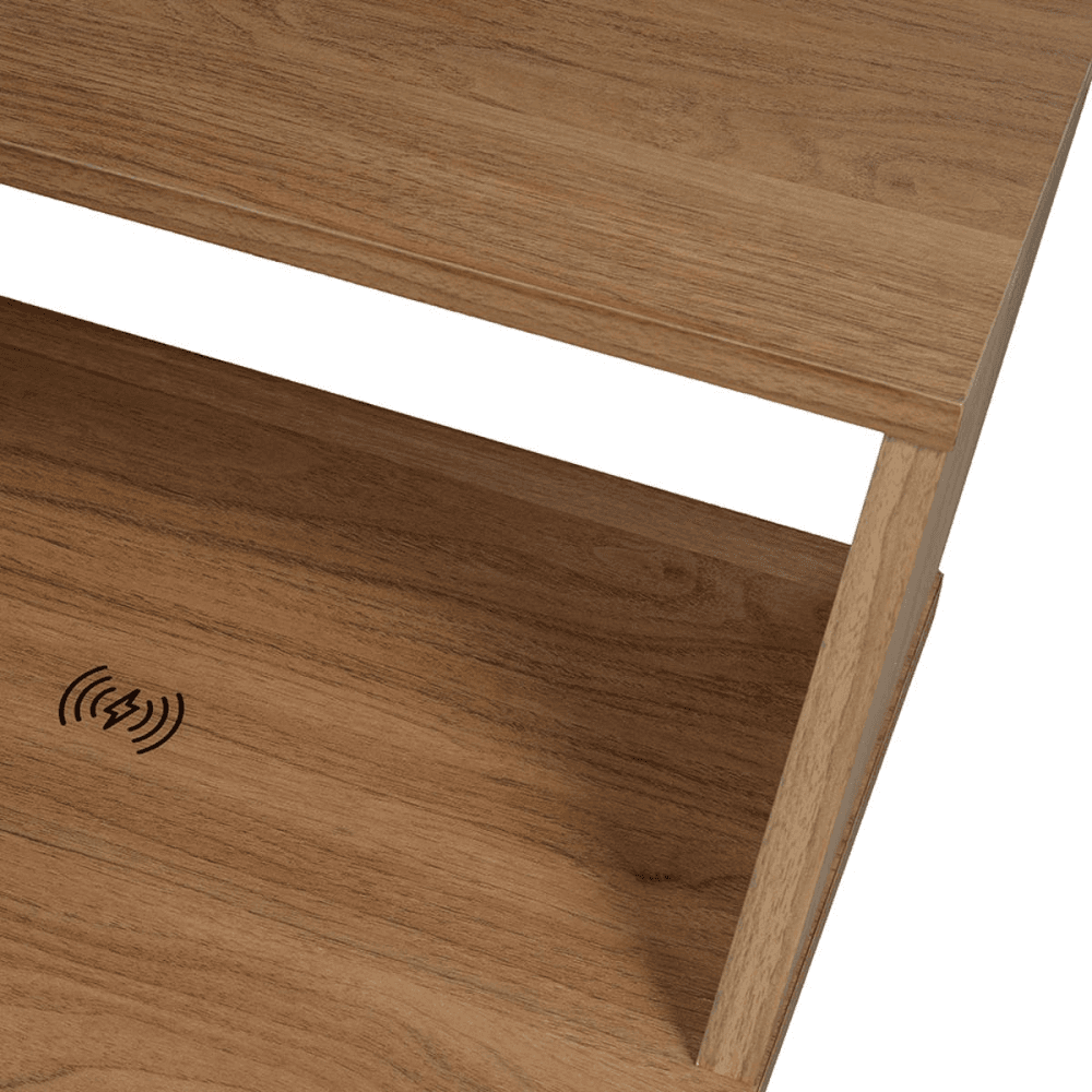 Bea Smart Desk, Beige/ Natural
