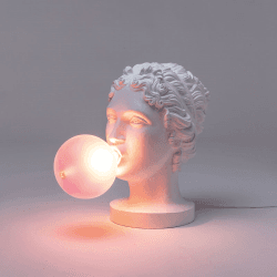 Image showing the Wonder Time Grace Lamp, H36cm, White product.