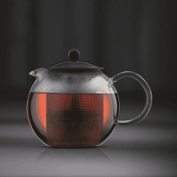 Image showing the Assam Tea press, 1.5 litre, Black/Clear product.