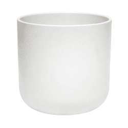 Image showing the Lisbon Planter, H25.5 x W26 x D26cm, White product.