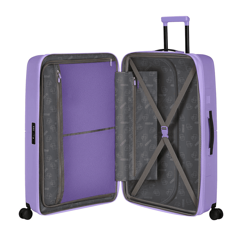 Dashpop Suitcase, H77 x L50 x W30/34cm, Violet Purple
