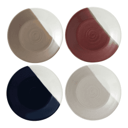 Image showing the Coffee Studio Set of 4 mixed plates, 16cm, Mixed product.