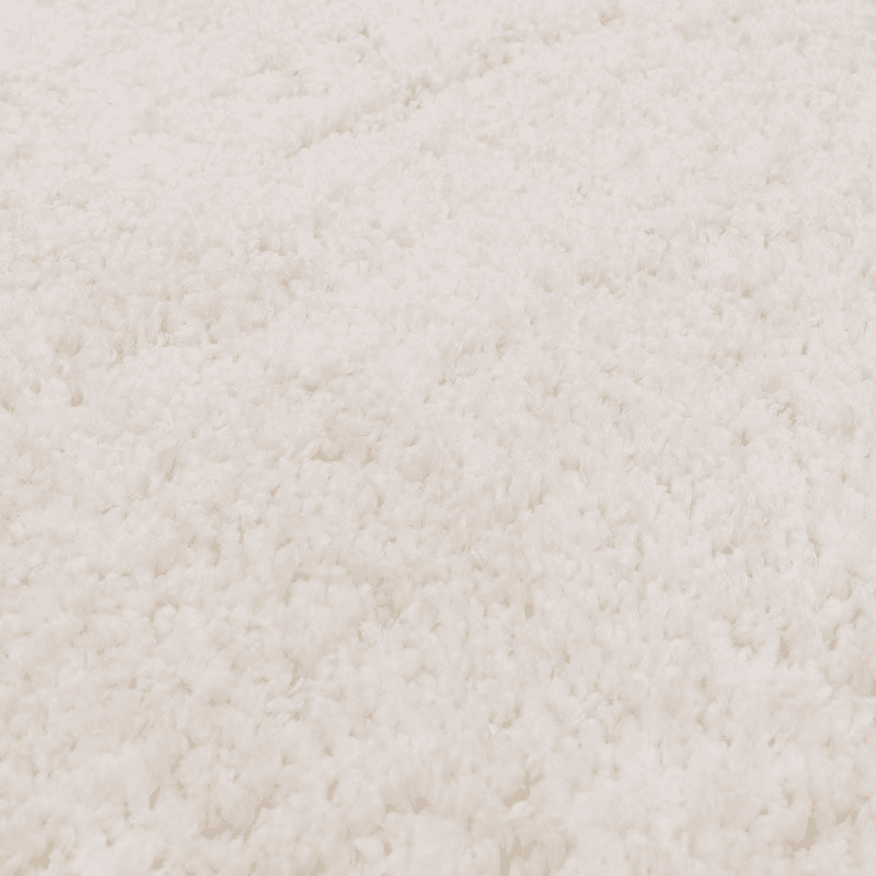 Barnaby Plain Shaggy Rug, 120 x 170cm, Off White