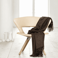 Image showing the Classic Plaid Throw, H200cm x W130cm, Coffee product.