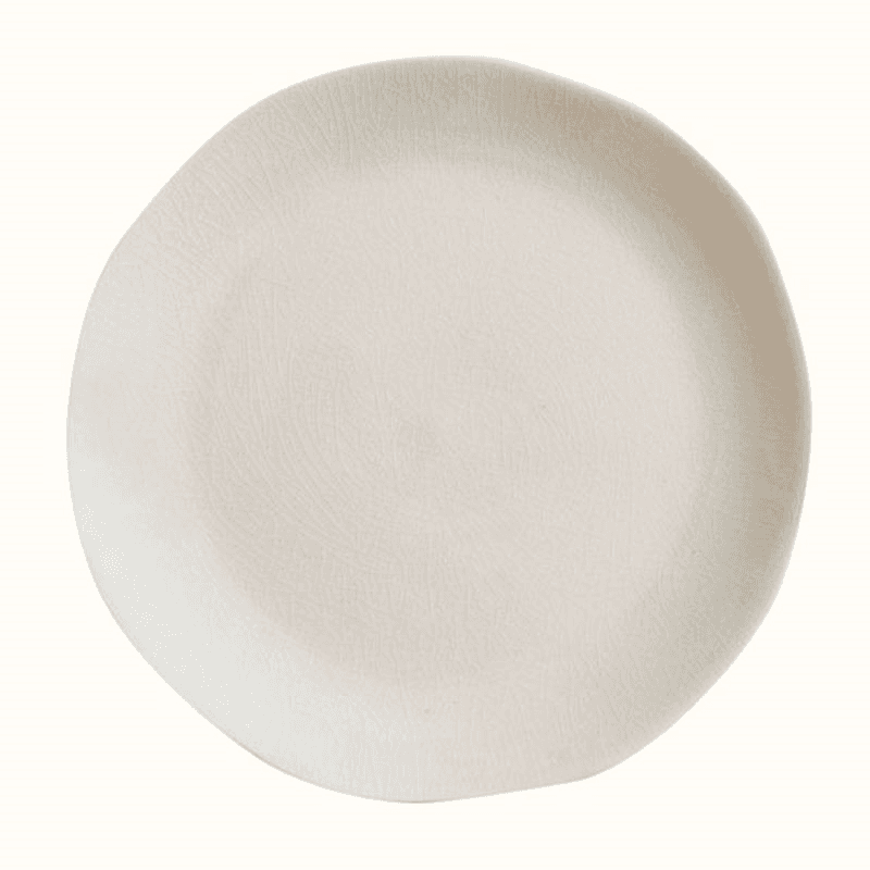 Maguelone Extra Large Round Platter, D31cm, Cream