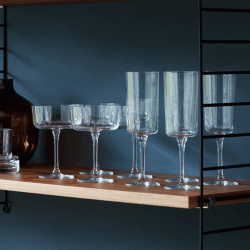 Image showing the Gio Set of 4 Champagne/Cocktail Glasses, 230ml, Clear product.