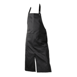 Image showing the Twill Apron with pocket, 80 x 95cm, Black product.