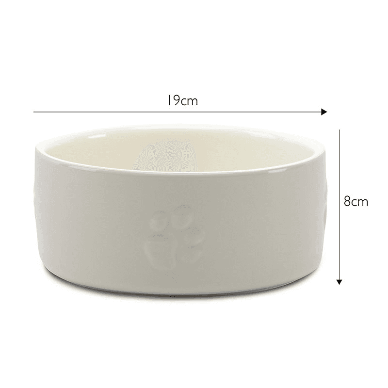 Icon Dog Bowl, D19cm, Light Grey