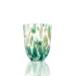 Image showing the Big Confetti Set of 6 Tumblers, 200ml, Emerald product.