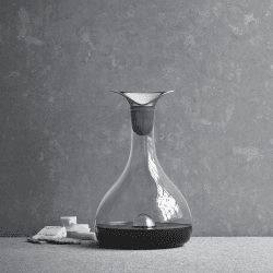 Image showing the Thomas Sandell Wine carafe, Silicone, Stainless Steel And Glass product.