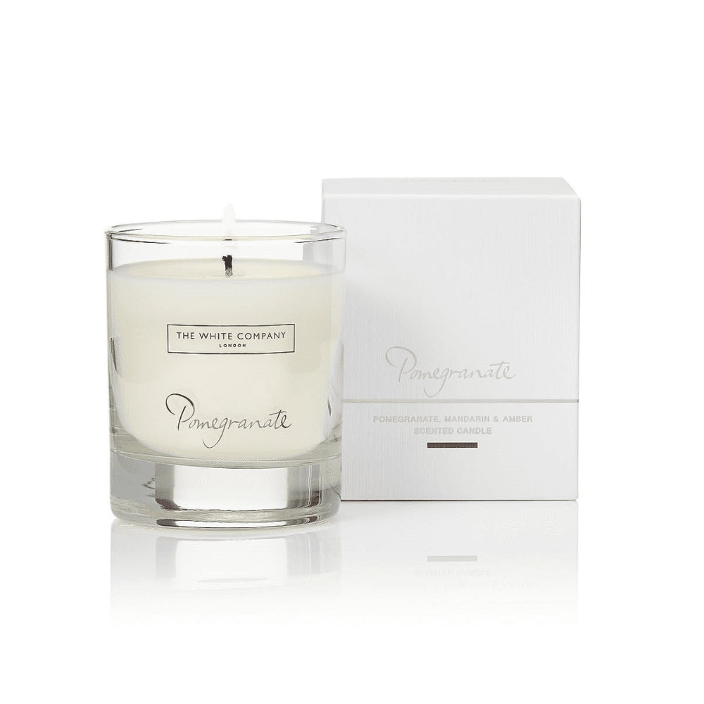 Pomegranate Signature candle, H8.5 x W7 x L7cm