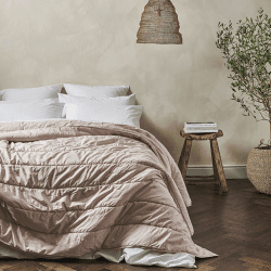 Image showing the The cotton quilt, 230 x 240cm, Rose product.