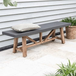 Image showing the Chilford Bench, Grey & Natural product.